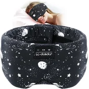 LC-dolida spalna maska z Bluetooth – Starry Sky Black