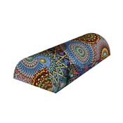 shumee Vrtiljak pol-vzglavnik 10x40 cm - ergonomski, s spominsko peno, za hrbet, vrat in tilnik, dekorativni - Bertoni