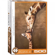 Eurographics - Puzzle Giraffe Mothers Kiss 500 XXL - 500 kosov