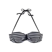 VENICE BEACH Bikini zgornji del, črna, bela