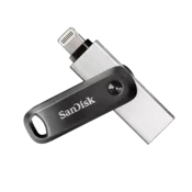 SanDisk iXpand USB ključek 64 GB USB-A / Lightning 3.2 Gen 2, črna/srebrna