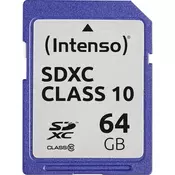 INTENSO 64GB SDHC Class 10 brzina citanja 20MB/s 3411490