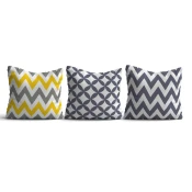 Opviq Set 3 jastucnice 43x43cm Šareni
