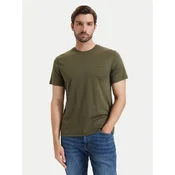 Calvin Klein Majica LV04LG222G Khaki Slim Fit