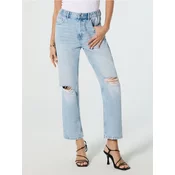 Sinsay - Mom fit farmerke s poderotinama - plava