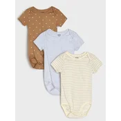 Sinsay - Pamucni bodi 3 pack - krem