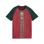 PUMA Morocco Warmup Jersey Youth, Football, Dark Crimson/Dark Myrtle, 9-10Y