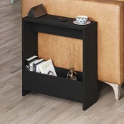 Hanah Home Klub sto Simpi, 55x60x20 cm, Crni