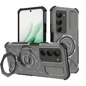 Hibridni ovitek Carbon Shield Pro za Xiaomi Redmi 15 4G/Redmi 15 5G - smoke black