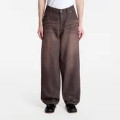 Jeans Dime Baggy Denim Pants Sandblasted Dark Brown 32