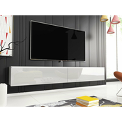 TV-omarica Sarasota 121 (Bela + Sijaj bela) Sijaj bela, Bela, 180x30x33cm