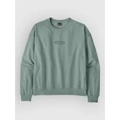 Patagonia 95 Oval Logo Daily Crew Sweater cover green