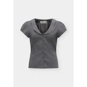 HOLLISTER Bluza siva/bela