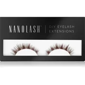 Nanolash DIY Eyelash Extensions set za podaljševanje trepalnic doma Harmony BROWN 36 kos