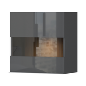 JELA VISECA KOMODA VK55-1KS/ON - kolekcija Onyx - Antracit HG lak/Antracit HG Lak - front - 55x56x29 cm
