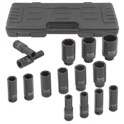 Forsage Set dolgih udarnih nastavkov 1/2 10-36 mm 6-kotnik