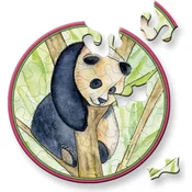 CURIOSI Okrogla sestavljanka Picoli: Panda 33 kosov