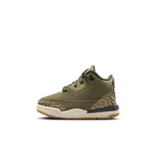 Nike Jordan 3 Retro Medium Olive Baby/Toddler Shoes - Green
