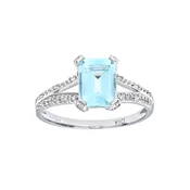 DIAMANT LETERNEL Prstan srebrna