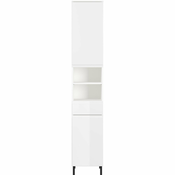 Bijeli visoki kupaonski ormaric 34x190 cm Salinas - Germania