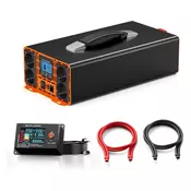 HOULI Električni pretvornik 12V na 230V, 3000W/6000W, čisti sinusni val, daljinski upravljalnik