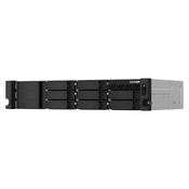 QNAP TS-864eU-8G NAS Rack (2 U), 8 disk bays, Intel Celeron N5095 4-core/4-thread processor