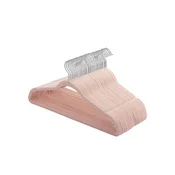 Songmics Obešalniki za oblačila komplet 30 kosov 42x215x05 cm roza