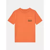 Guess Majica L5RI30 K8HM4 Oranžna Regular Fit