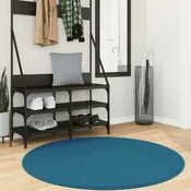Tepih OVIEDO kratkih vlakana tirkizni O 120 cm