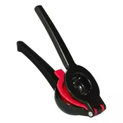 ich-zapfe SQUEEZY Black Edition ročni limonin stiskalnik iz aluminija, enostaven in trpežen za sadje, (5000216204)