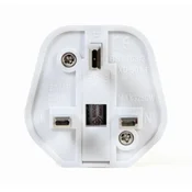 Travel adapter A-AC-EUFUKM-01 Gembird EU na UK, 13A