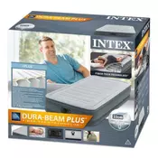 INTEX napihljiva blazina Twin Comfort z vgrajeno električno tlačilko, 191x99x33cm