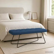Klop s gumbnim oblazinjenjem Modra 110 x 40 x 46 cm Blago