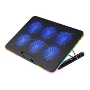 Omega Kuler za laptop VGCP6F, Crni