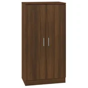 Vidaxl Omarica za čevlje rjav hrast 55x35x108 cm inženirski les