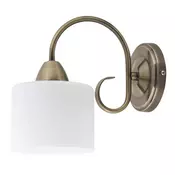 STENSKA SVETILKA EDITH E27 1X MAX 60/ANTIČNA MEDENINA/IP20 RA7274