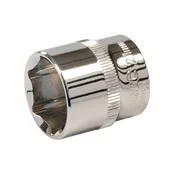 Silverline Ključ vtičnice 21 mm 3/8 HEX kratka srebrna črta