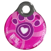 Rogz ID privezak za pse Pink Paw - S