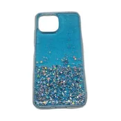 Silikonski ovitek z bleščicami SPARKLE za Xiaomi 11T/11T Pro - moder