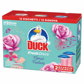Osvežilec wc Duck, Fresh Discs, dv.pol floral, 72g