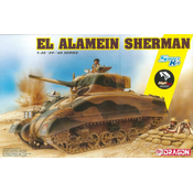 Model spremnika 6617 - El Alamein Sherman (s čarobnim stazama) (SMART KIT) (1:35)