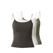 STUDIO SELECT Top Lena temno siva/kaki/bela