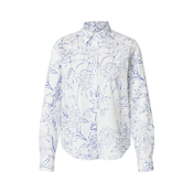 GANT Bluza modra/bela