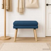 Dvojna klop Modra 60 x 40 x 46 cm Blago