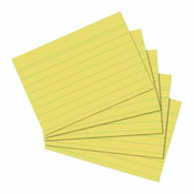 Kartica A6, diktando, set 100/1, 170 gramski papir, žute, Herlitz