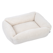 TIAKI pasja postelja Lazy Bear, bež - Velikost M: D 70 x Š 55 x V 20 cm
