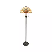 Brilagi - Tiffany vitražna podna lampa MIRABELLA 2xE27/60W/230V