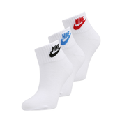 Nike Sportswear Čarape, bijela / crvena / plava / crna