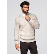 Ombre Knitted monochrome mens viscose cardigan - navy blue
