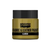 Pentart glamour barva za tekstil in usnje 50 ml - zlata
